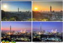 虎山親山步道。賞夕陽~台北101璀璨夜景