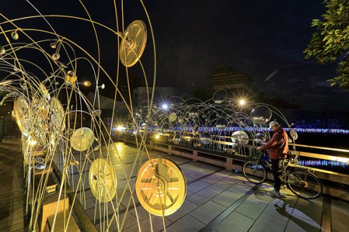 連續五年的辦理下，月津港燈節活動已成為全台灣過年春節不可錯過的大型文化活動 (圖片來源／台南市政府)