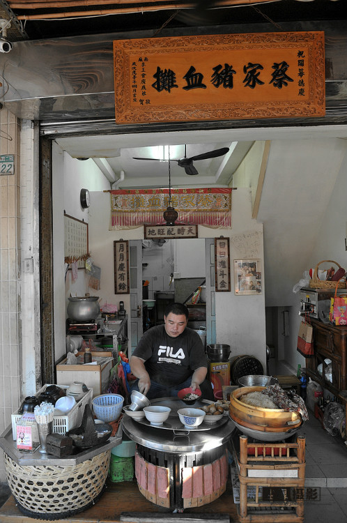 台南安平夕照-做頭幸福的豬暴食台灣