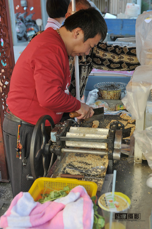 台南安平夕照-做頭幸福的豬暴食台灣