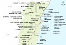 花蓮縣的旅游地圖