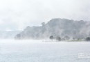 台灣日月潭清晨煙霧缥缈 潑墨山水美如詩境（圖）