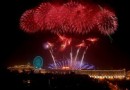 全台最長跨年煙火 義大999秒夢幻立體煙火