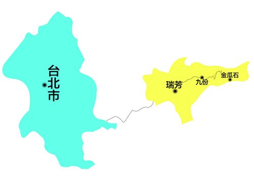 從台北到九份和金瓜石，可以乘坐基隆客運大巴，也可以從台北火車站乘火車，車程都在1~2小時內。