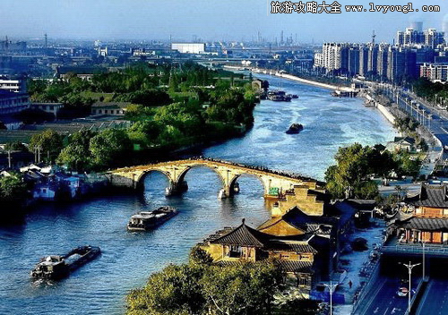 京杭大運河杭州段一景
