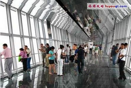 上海旅游景點環球金融中心觀光廳
