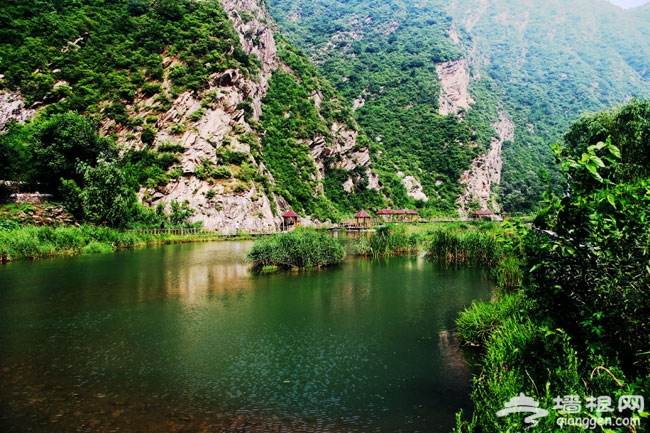 青山綠水繞半城 懷柔白河灣上灑明輝