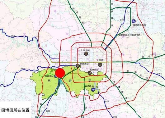 北京園博會位置圖