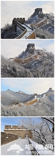 長城初雪(圖片:) 長城初雪(圖片:)