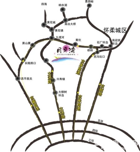 北京月牙灣游玩全攻略 陶醉在花香四溢中(圖)