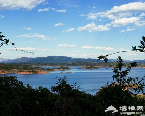 密雲水庫植樹 水邊嬉戲放風筝好不痛快[牆根網]