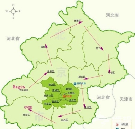 北京城區圖