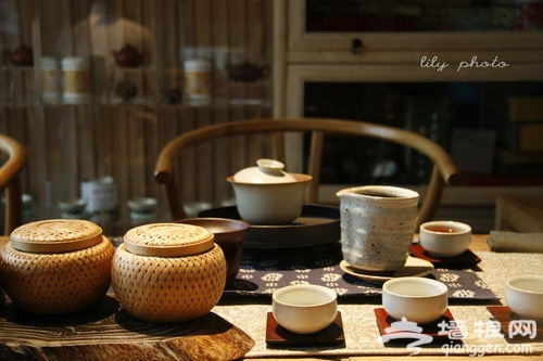素直餐廳古樸的茶文化 來源：劉立