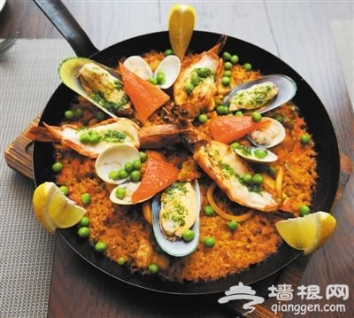 海鮮飯可謂西班牙的“國飯”，幾乎所有西班牙餐廳裡都有。 