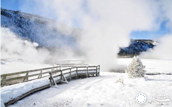 冬季黃石公園旅游圖片