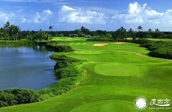 美國夏威夷高爾夫天堂圖片